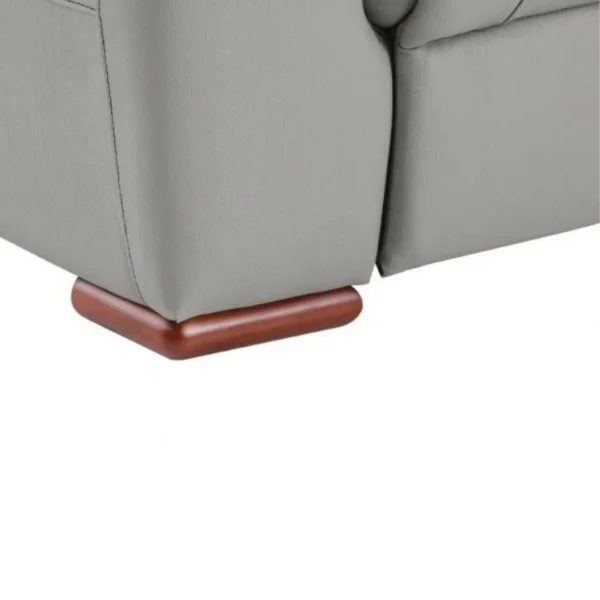 9408 DivanItalia Top Grain Italian Leather Sofa By GU Furniture - Image 5