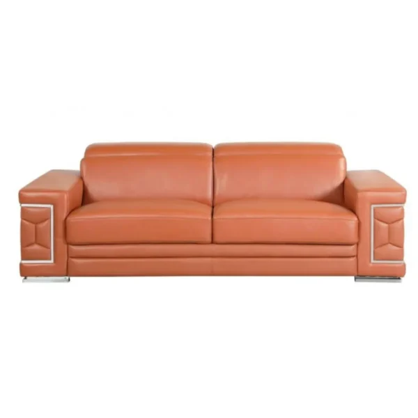 692 DivanItalia Top Grain Italian Leather Sofa By GU Furniture - Image 2