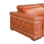 692 DivanItalia Top Grain Italian Leather Sofa By GU Furniture - Image 4