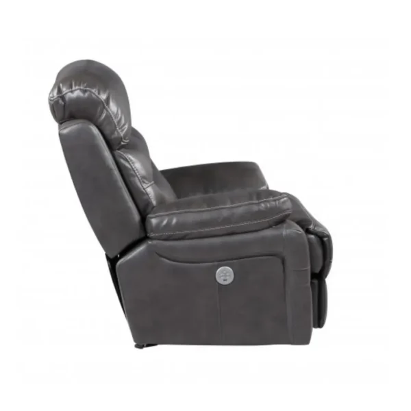 9442 Gray Power Reclining Sofa By GU Furniture - Image 2