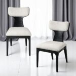 Marioly Side Chair with White Chenille Set of 2 By ACME - Image 3