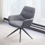 Hester Arm Chair in Gray Fabric