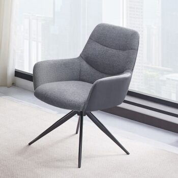 Hester Arm Chair in Gray Fabric