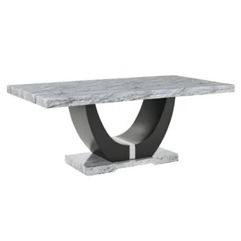 grey marble dining room table