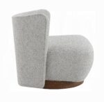 Lisa Accent Chair in Gray Tweed AC03803 By ACME - Image 2