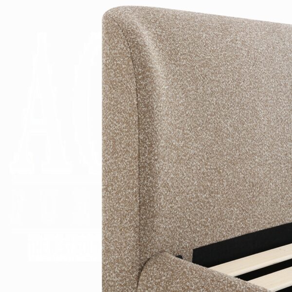 Erica Modern Bed in Dark Beige Tweed By ACME - Image 4