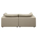 1100 DivanItalia Top Grain Italian Leather Loveseat By GU Furniture - Image 5