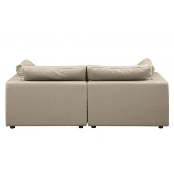 1100 DivanItalia Top Grain Italian Leather Loveseat By GU Furniture - Image 5