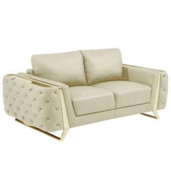 1050 Loveseat DivanItalia Top Grain Italian Leather by Gu furniture