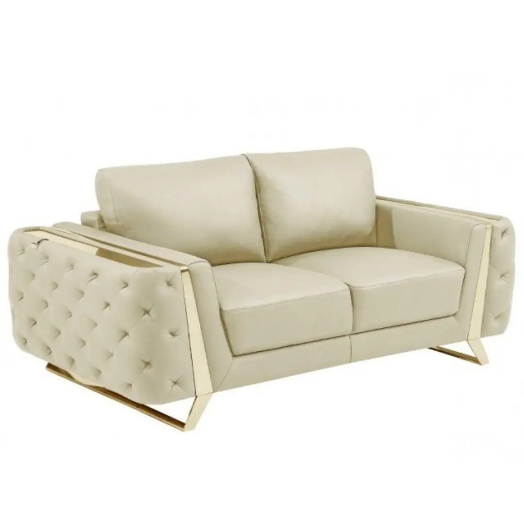 1050 Loveseat Divanitalia Top Grain Italian Leather By Gu Furniture | Mobilia Cleopatra 3 1050 Loveseat DivanItalia Top Grain Italian Leather by Gu furniture - Image 1