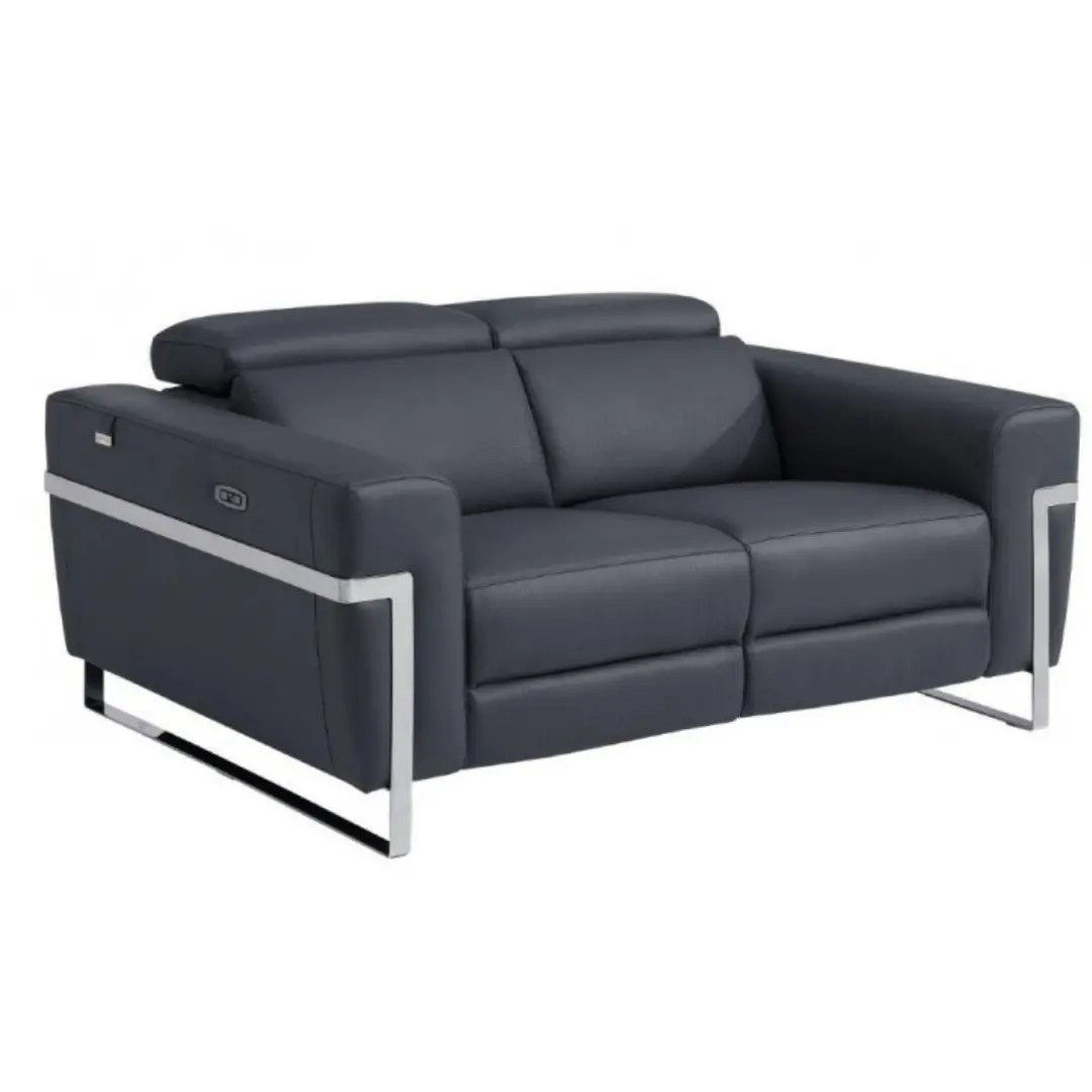 990 Loveseat Divanitalia Top Grain Italian Leather By Gu Furniture | Mobilia Cleopatra 3 990 Loveseat DivanItalia Top Grain Italian Leather by Gu furniture - Image 1