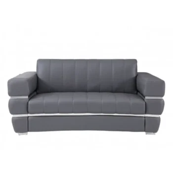 904 DivanItalia Top Grain Italian Leather Loveseat By GU Furniture