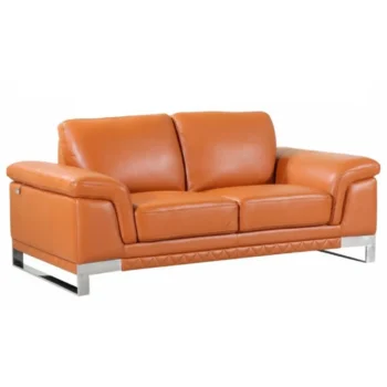 411 Loveseat DivanItalia Top Grain Italian Leather by Gu Furniture