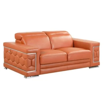 692 Loveseat DivanItalia Top Grain Italian Leather by Gu Furniture