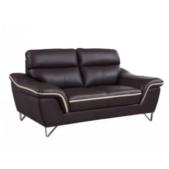 168 Loveseat DivanItalia Top Grain Italian Leather by Gu Furniture