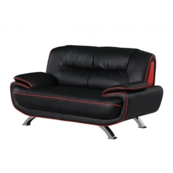 405 Black Loveseat By GU Furniture