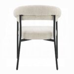 Jirina Arm Chair in Beige Chenille Set of 2 By ACME - Image 3