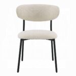 Jirina Side Chair in Beige Chenille Set of 2 By ACME - Image 2