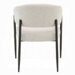 Jirina Arm Chair in Beige Chenille Set of 2 By ACME - Image 3