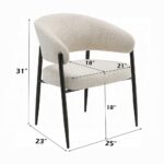 Jirina Arm Chair in Beige Chenille Set of 2 By ACME - Image 4