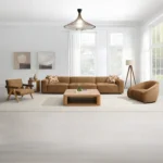 Zoey Modular - Armless Chair in Chocolate Suede By ACME - Image 6