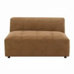 Zoey Modular - Armless Chair in Chocolate Suede By ACME - Image 2