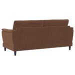Selma Rust Woven Fabric Sofa by Coaster Furniture