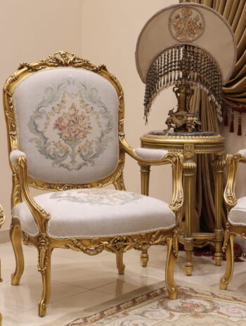 Handmade Pure Beige Chair |