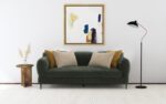 Modern Jade Green Chenille Sofa by Coaster Furniture