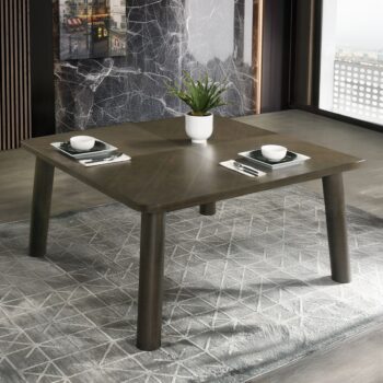 Mallin Dining Table in Walnut Finish