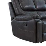 5108 Leather-Aire Manual Reclining Console Loveseat by Gu Furniture - Image 3