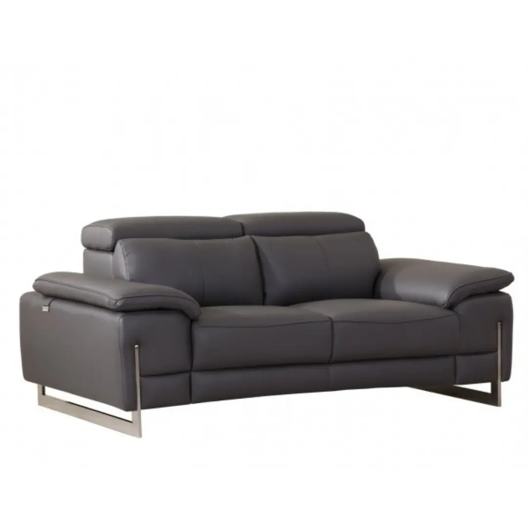 636 Divanitalia Top Grain Italian Leather Loveseat By Gu Furniture | Mobilia Cleopatra 3 636 DivanItalia Top Grain Italian Leather Loveseat By GU Furniture - Image 1