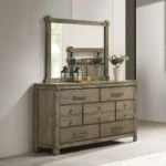 Colton Antique White Oak Finish Dresser BD05295 By ACME