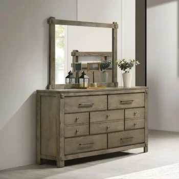 Colton Antique White Oak Finish Dresser BD05295 By ACME