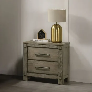 Colton Antique White Oak Finish Nightstand BD05293 By ACME