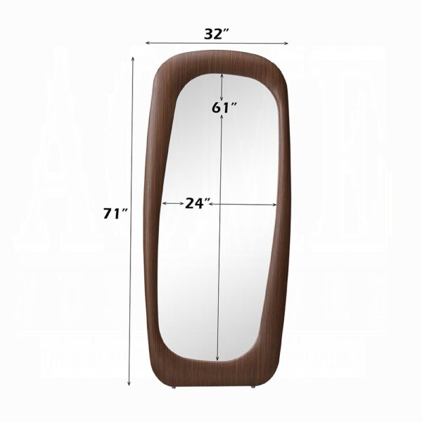 Dana Walnut Framed Wall Mirror AC03024 By ACME - Image 2