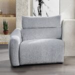 Fullar Light Gray Power Recliner