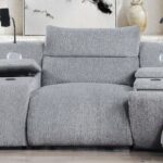 Fullar Light Gary Modular Power Motion Armless Recliner