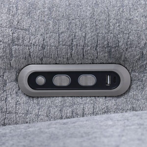 Fullar Light Gary Modular Power Motion Armless Recliner LV03312 By ACME - Image 4