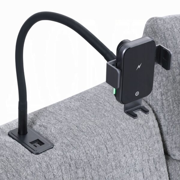 Fullar Light Gary Modular Console with Wireless Charger LV03313 By ACME - Image 3