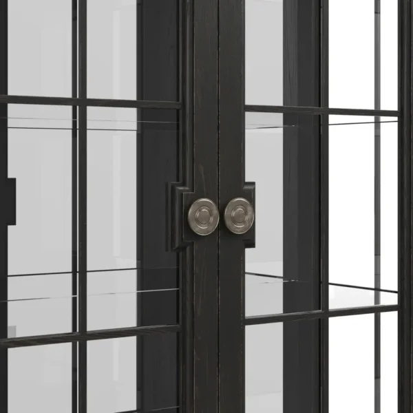 Atrium 2 Door Glass Luxury China Cabinet By Art Furniture - Image 4