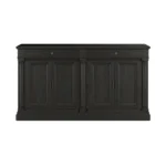 Black Buffet with Granite Top