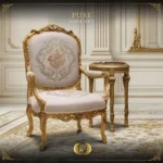 Handmade Pure Beige Chair