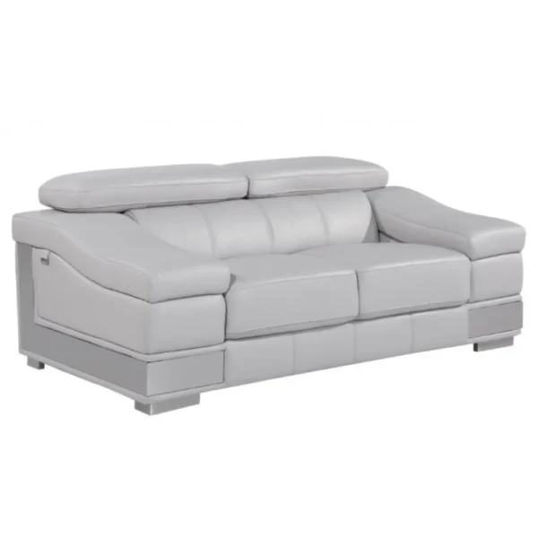 415 DivanItalia Loveseat Top Grain Italian Leather by Gu Furniture - Image 2