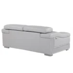 415 DivanItalia Loveseat Top Grain Italian Leather by Gu Furniture - Image 4
