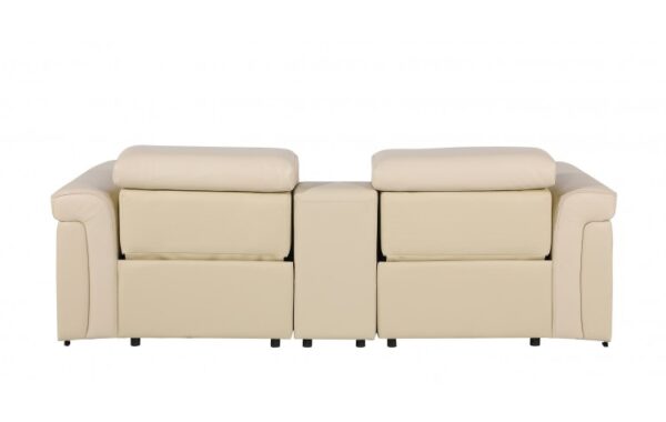 1126 Loveseat DivanItalia Top Grain Italian Leather With Power headset by Gu Furniture - Image 3