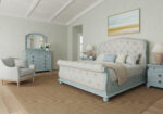 Summer Creek Shutter Blue Chest with 8 Drawers By Art Furniture - Image 4