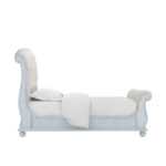 Summer Creek Queen Shoals Tufted Sleigh Bed – Shutter Blue By Art Furniture - Image 2