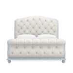 Summer Creek Queen Shoals Tufted Sleigh Bed – Shutter Blue By Art Furniture - Image 3