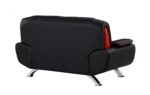 405 Black Loveseat By GU Furniture - Image 3